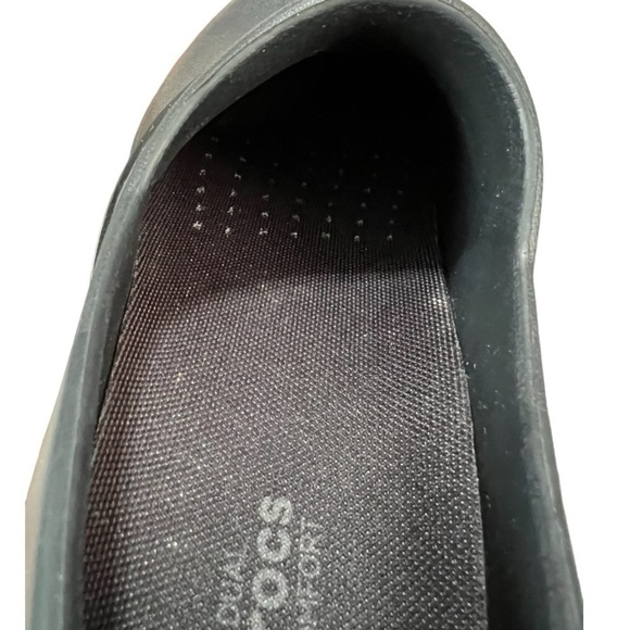Crocs Black Neria Dual Comfort Shoes Size Woman’s 9 - Picture 8 of 10
